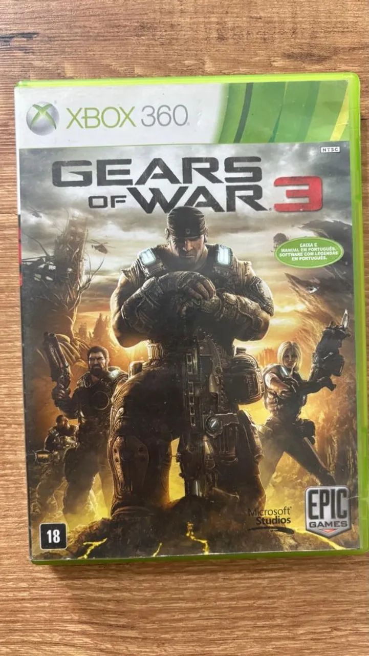 Jogo XBox 360 Gears of War 3