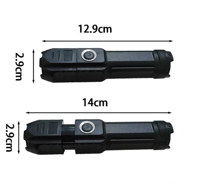 Lanterna Recarregável Super Led Com Ultra Bateria, Resistente à Chuva - 300 Lúmens - Foto 6