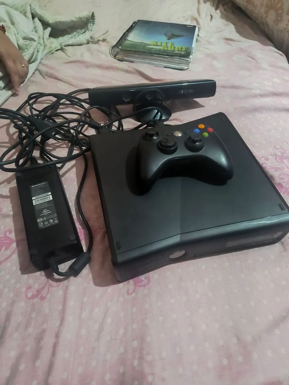 Xbox 360 com controle e sensor kinect - Foto 2