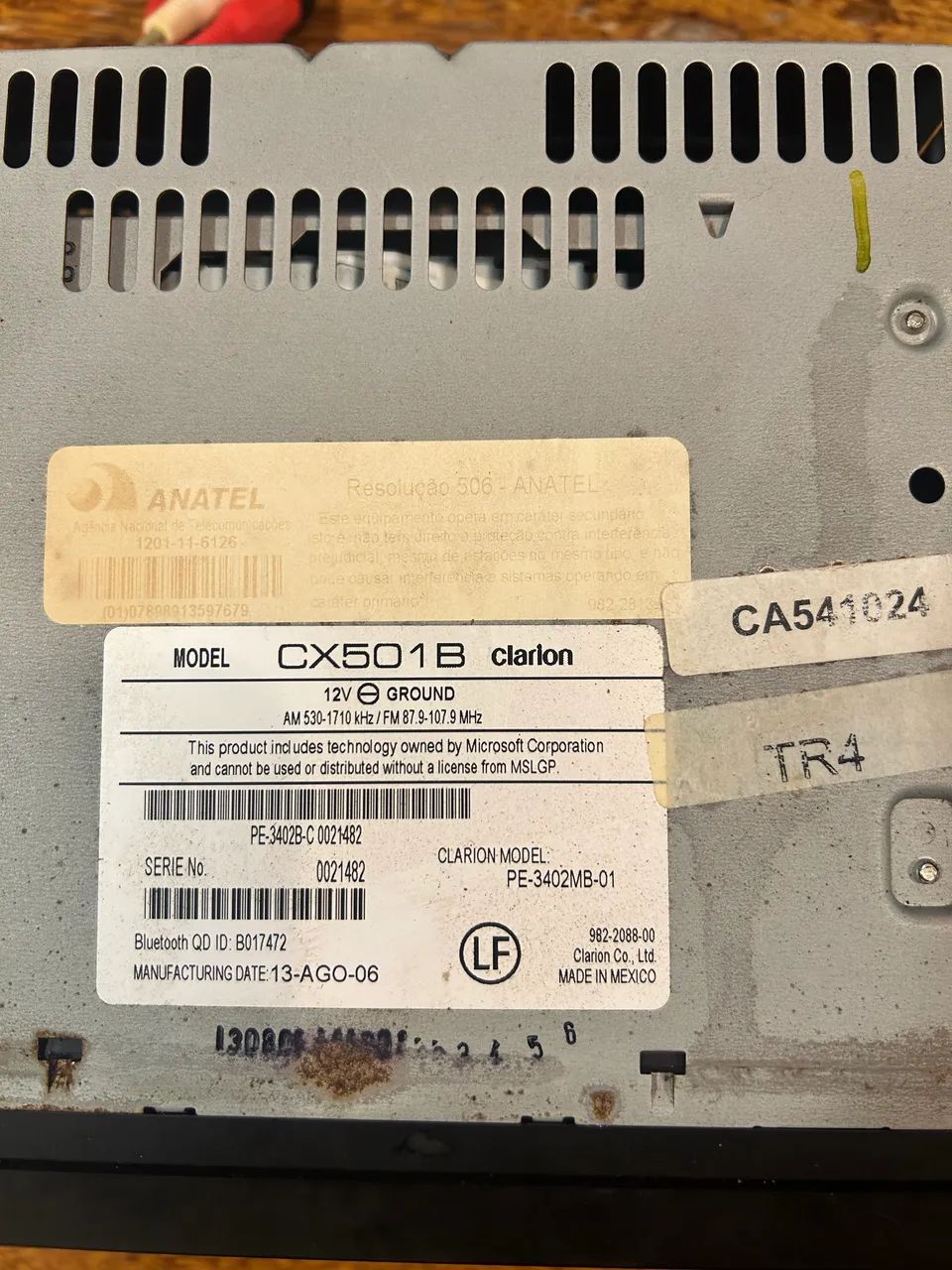 Rádio Original Pajero TR4 CX501B - Peças para carros, vans e