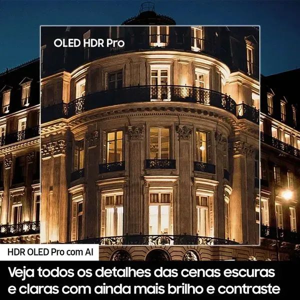 Samsung AI TV 65" OLED 4K 65S95D 2024 - PRODUTO NOVO LACRADO DE FÁBRICA - Foto 3
