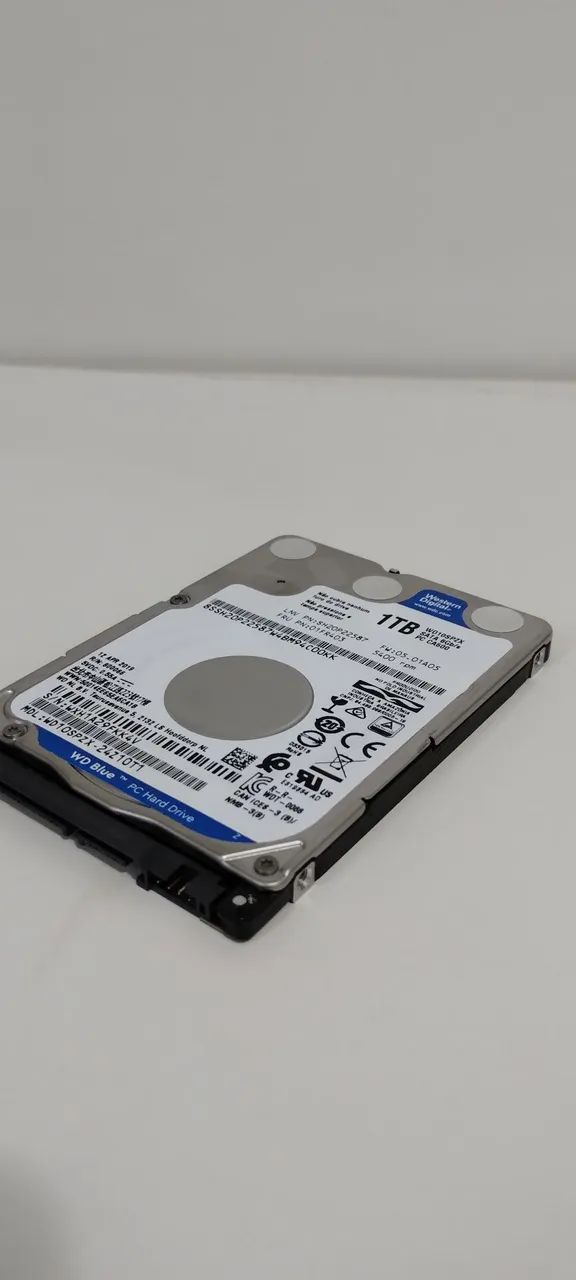 HD Western Digital BLUE - 1 TB - 2,5" - para Notebook ou HD Externo - Foto 4