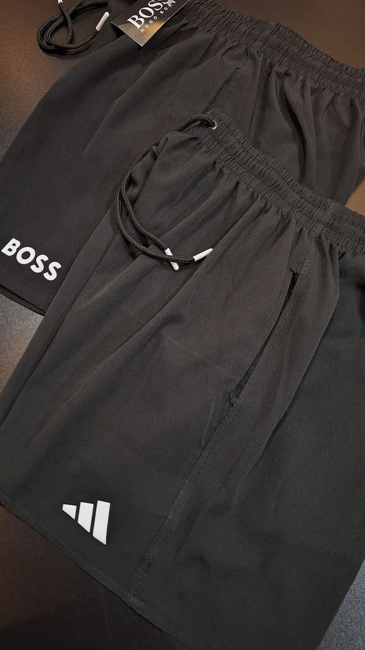 Shorts de academia Mauricinho Masculino- Preto