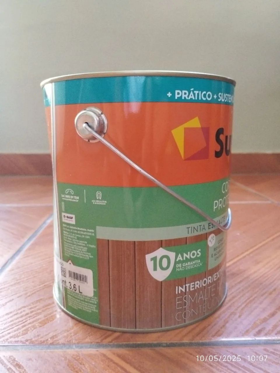 Tinta Esmalte Suvinil Cor & Proteção 3,6L - Foto 5