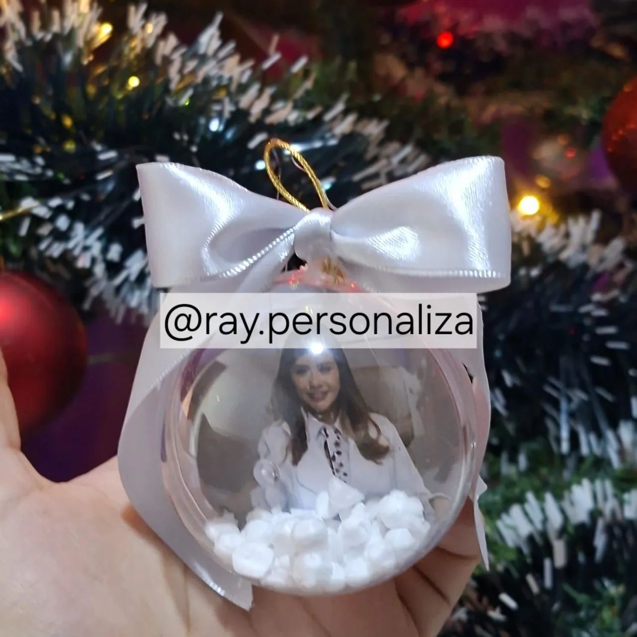 Bola de natal com foto - Foto 3