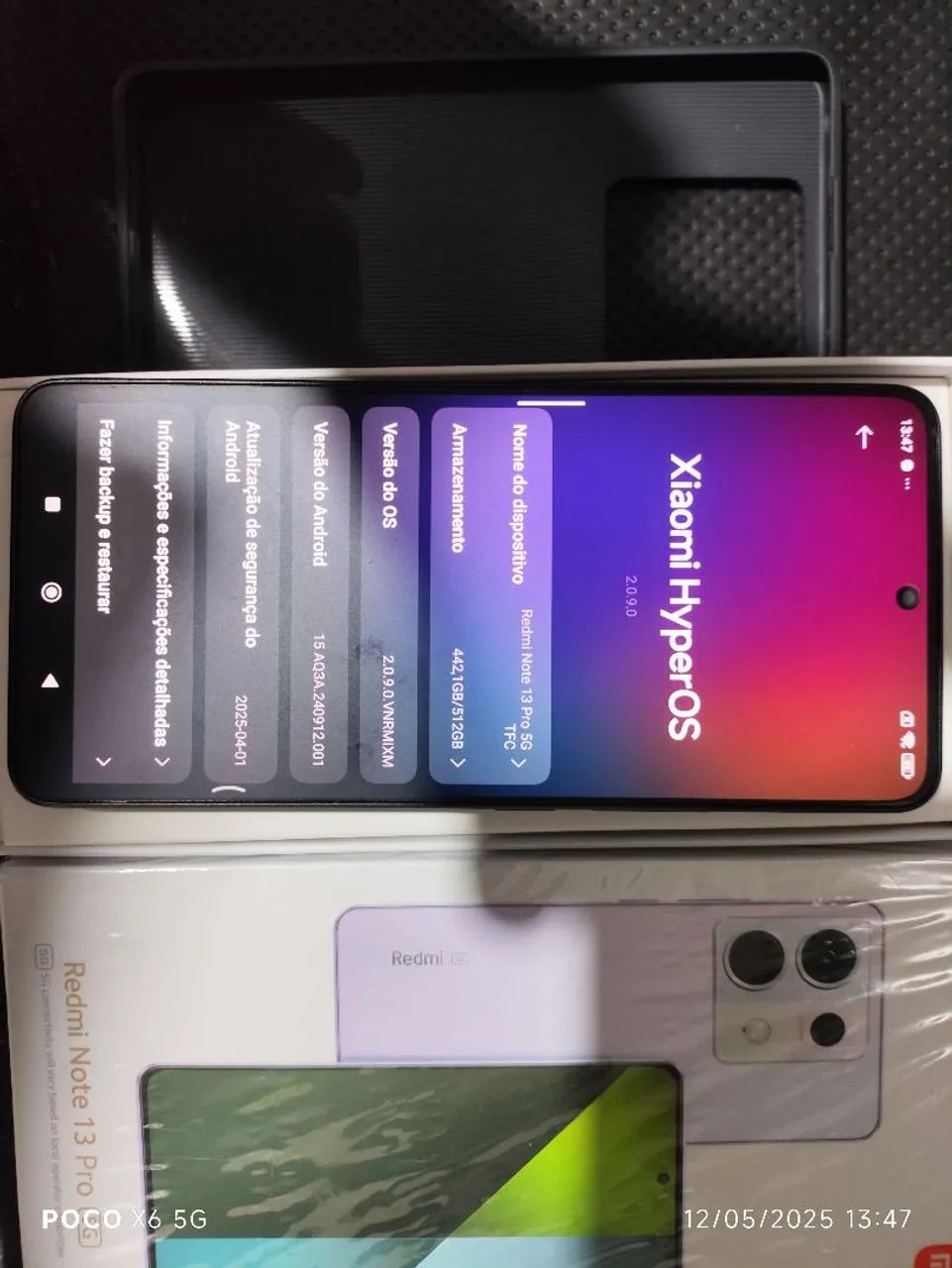 Redmi note 13 pro 5 g e-sim 512 gb 12+ 12 GB de ram novo - Foto 2