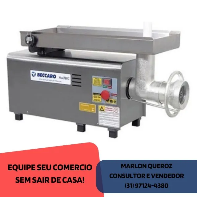 Moedor de Carne Boca 22 Beccaro Profissional Novo