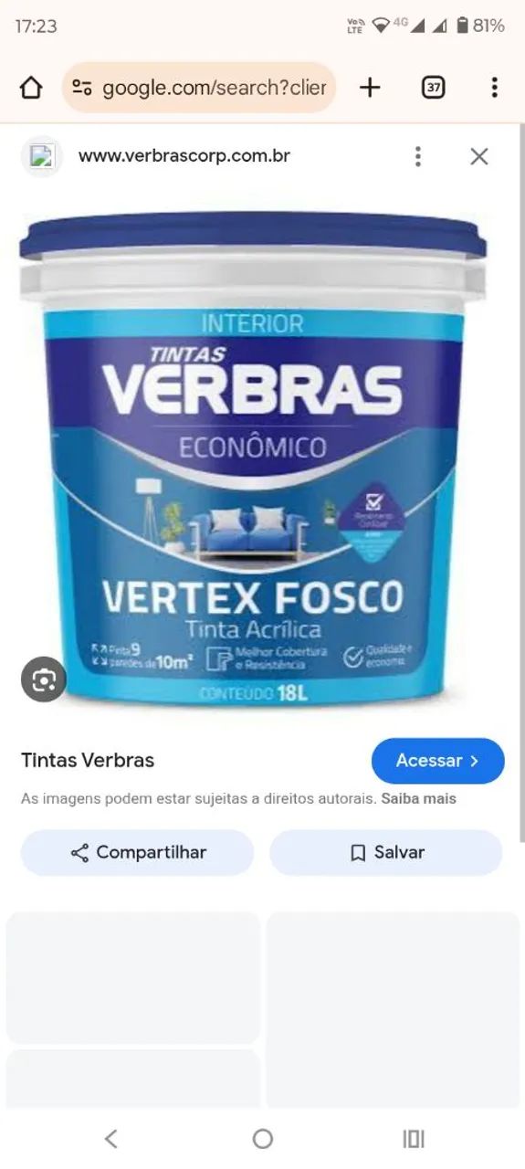 Vendo tinta látex a cor que você quiser 