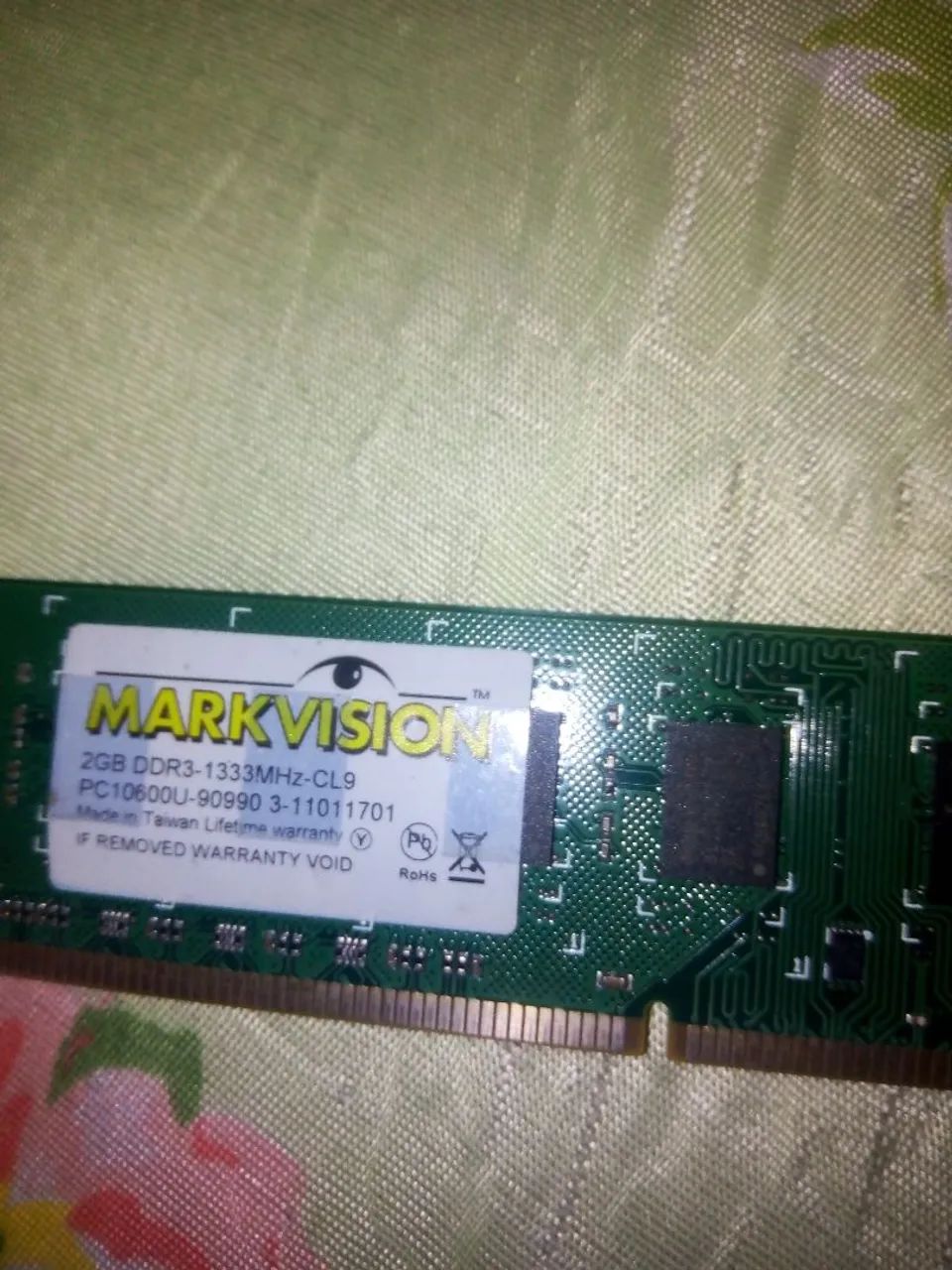 Memória DDR3 2 GB Markvision.