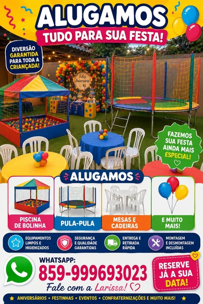 Pula pula piscina de bolinha mesas e cadeiras  - Foto 4