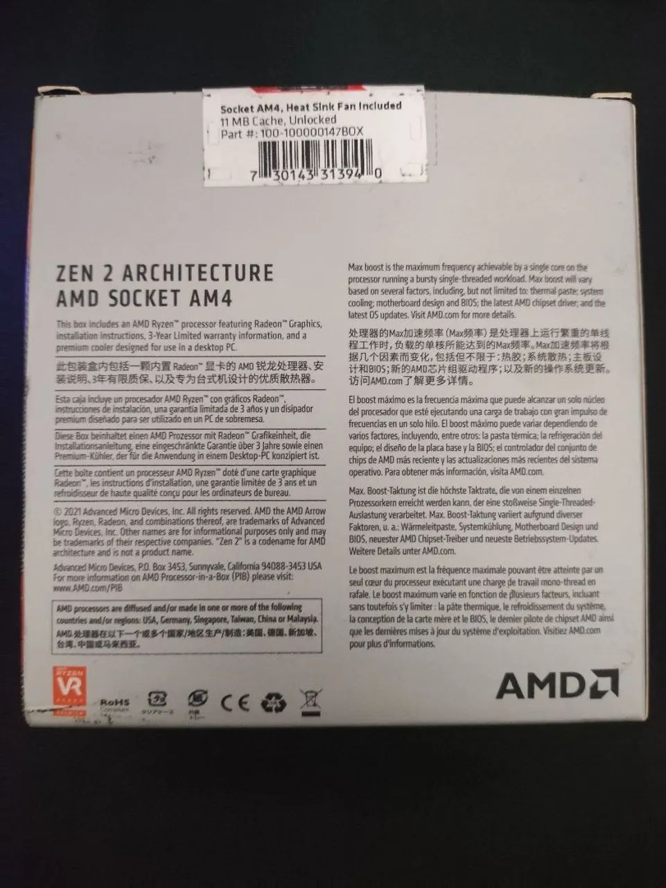Processador Ryzen 5 4600g - Foto 4