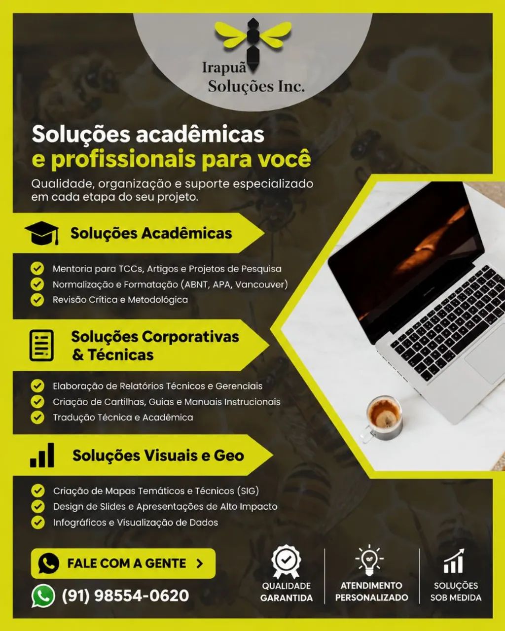 TCC, artigo, consultoria, soluções