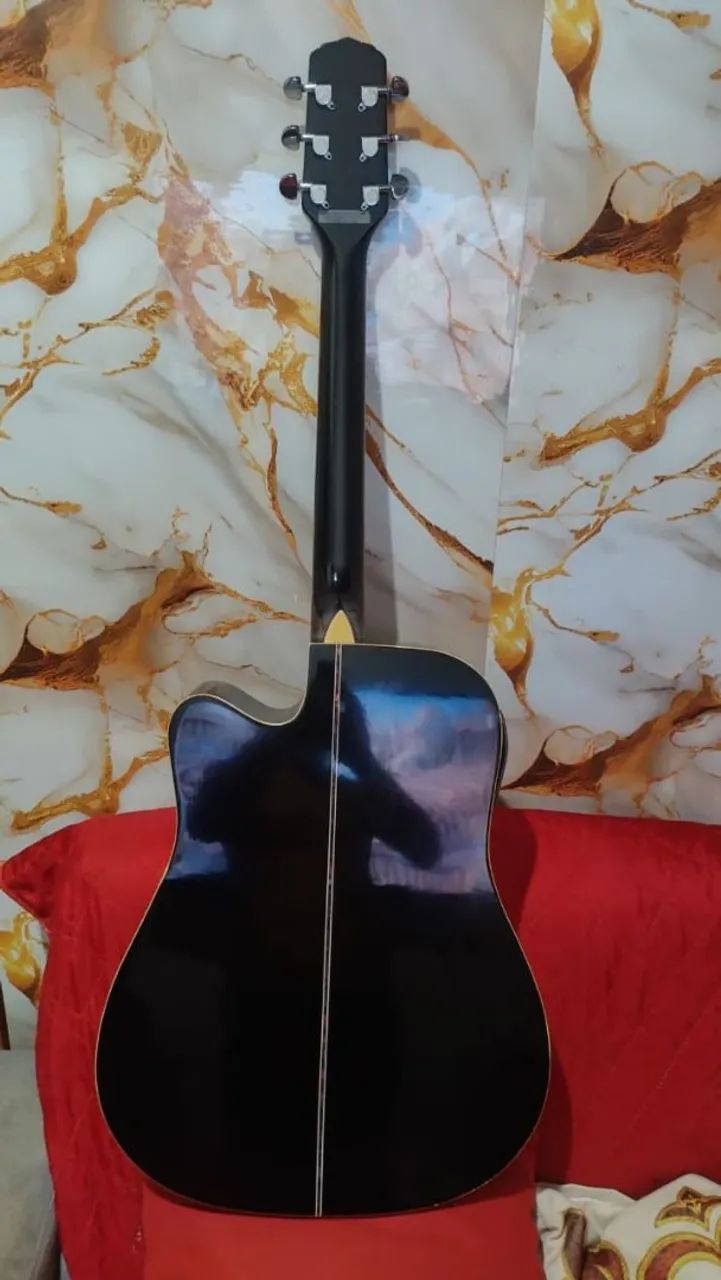 Violão elétrico Gianini performance modelo folk - Foto 5