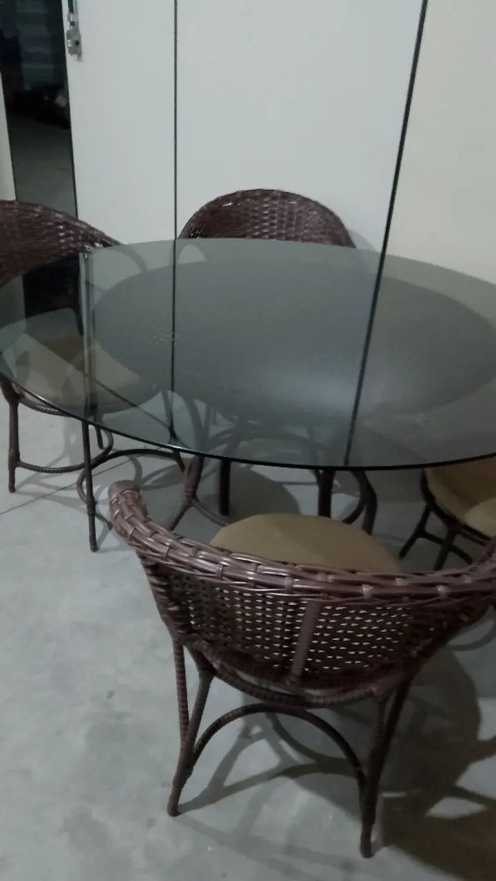 Mesa com 4 cadeiras lindas 1540 - Foto 3
