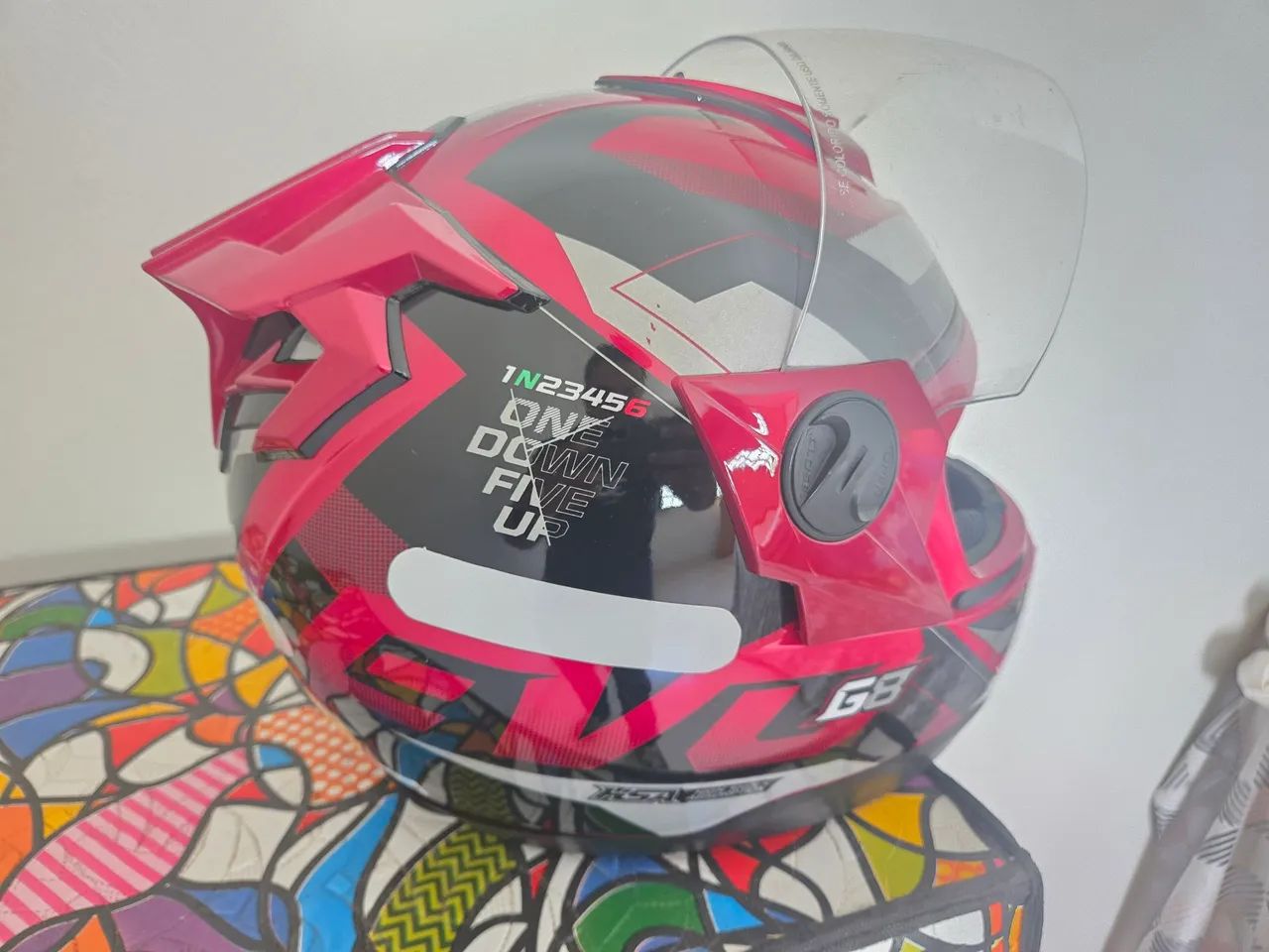 Capacete NOVO com Comunicador Bluetooth - Foto 3