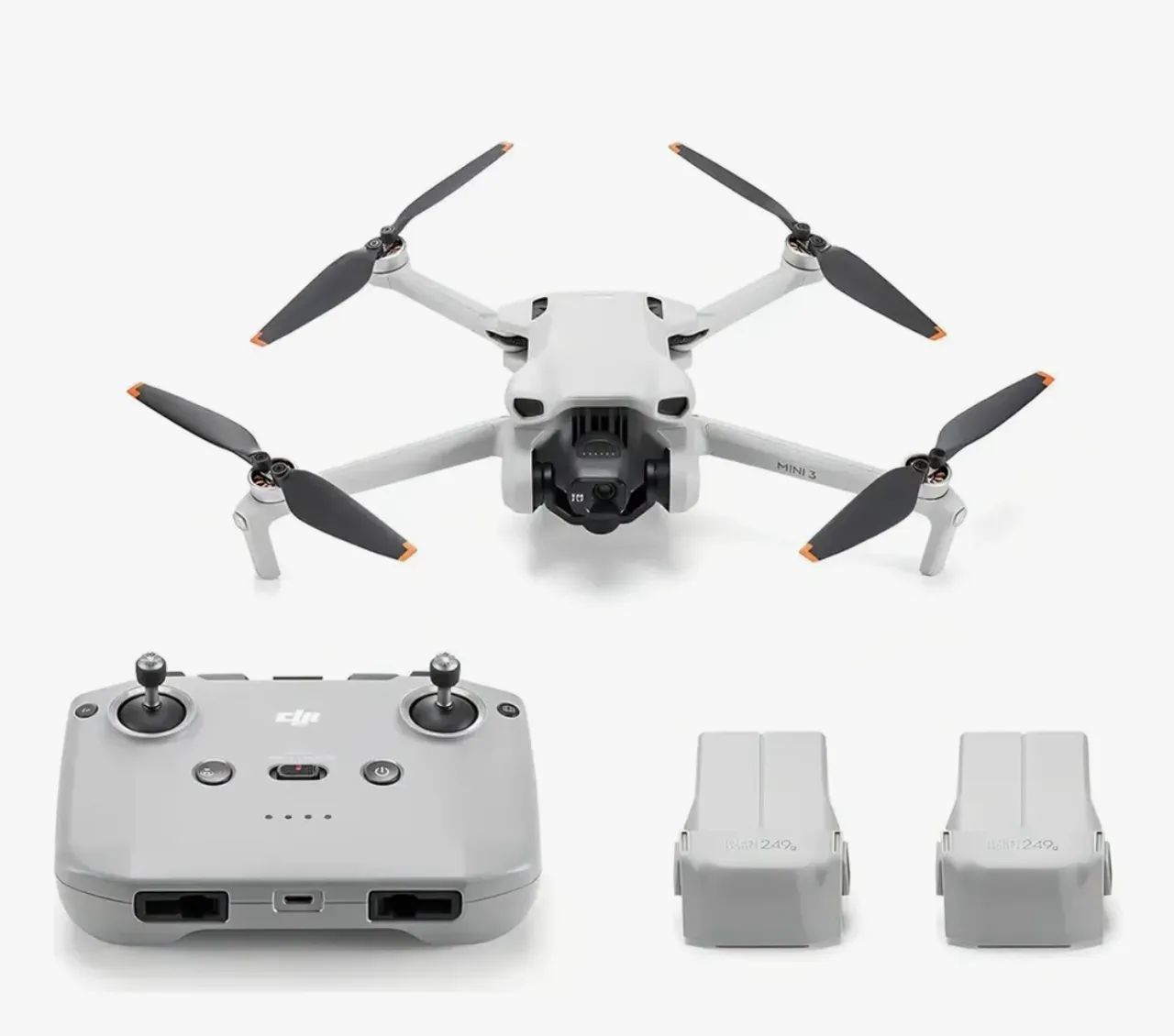 Drone mini 3 + 2 bateria + controle 