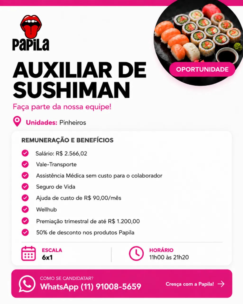 TEMOS VAGAS EM DIVERSAS REGIÕES DE SP - Foto 2