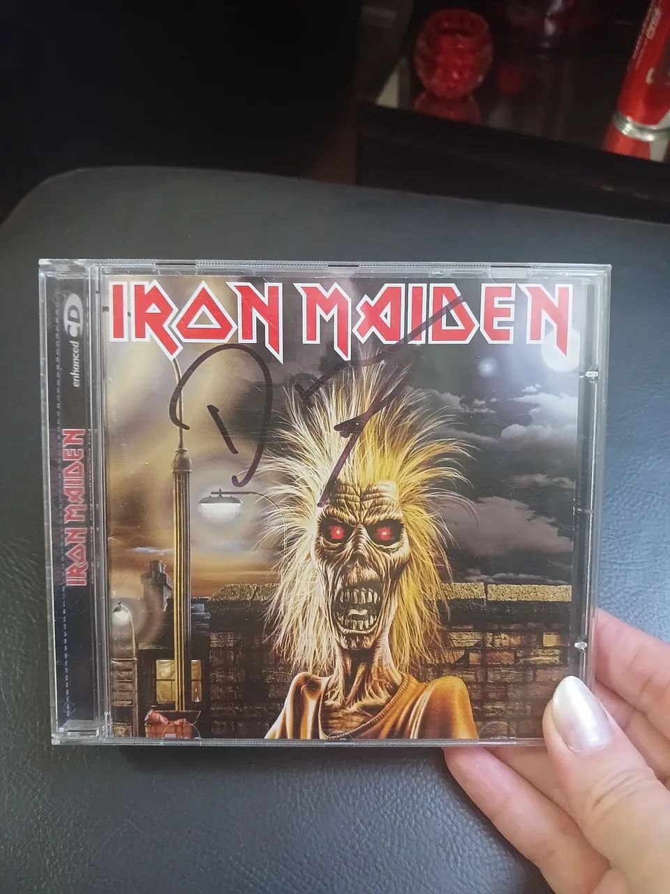CD Iron Maiden autografado Paul d' Anno - Foto 5