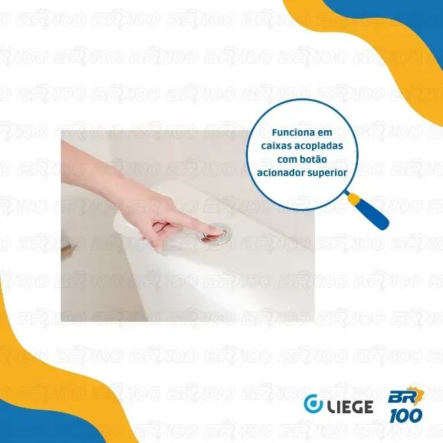 Kit p/caixa acoplada universal - Foto 5