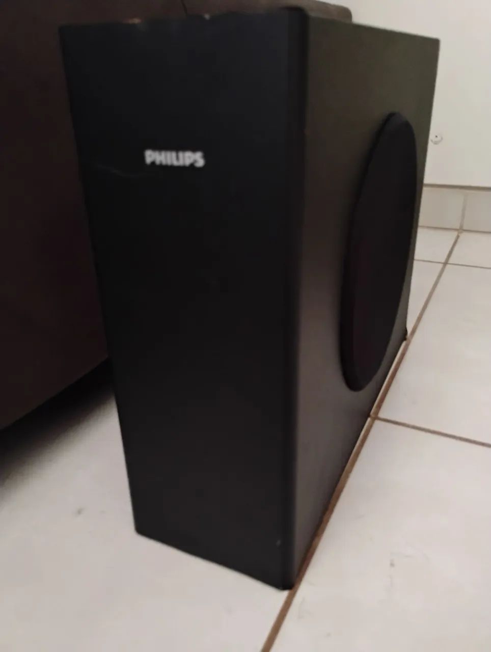 subwoofer philips hts 3564 graves macios e profundos para home theater mini System som