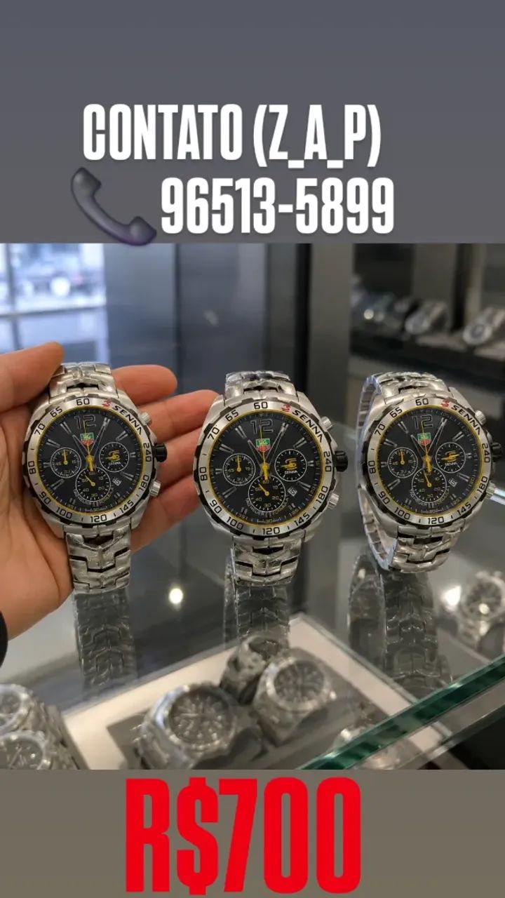 Relógio TAG HEUER FORMULA 1 SENNA - ENTREGAMOS  - Foto 3