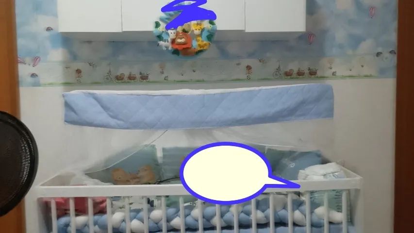 Berço semi novo  3 em 1 com colchão ( berço e depois vira cama ) - Foto 3