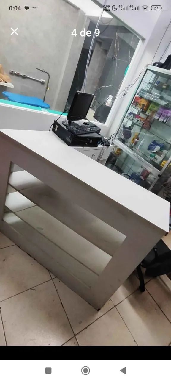 Balcão expositor vitrine com gaveta   - Foto 5