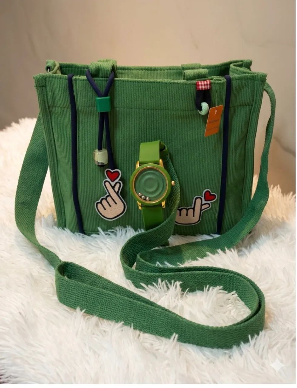 Bolsa K-POP + Relógio ou Pulseira - Foto 2