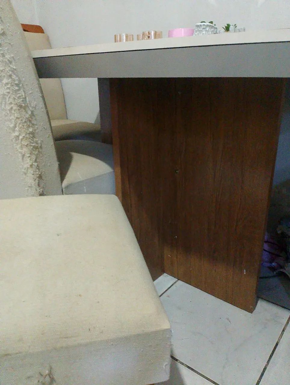 Conjunto de mesa de jantar 4 cadeiras  - Foto 3