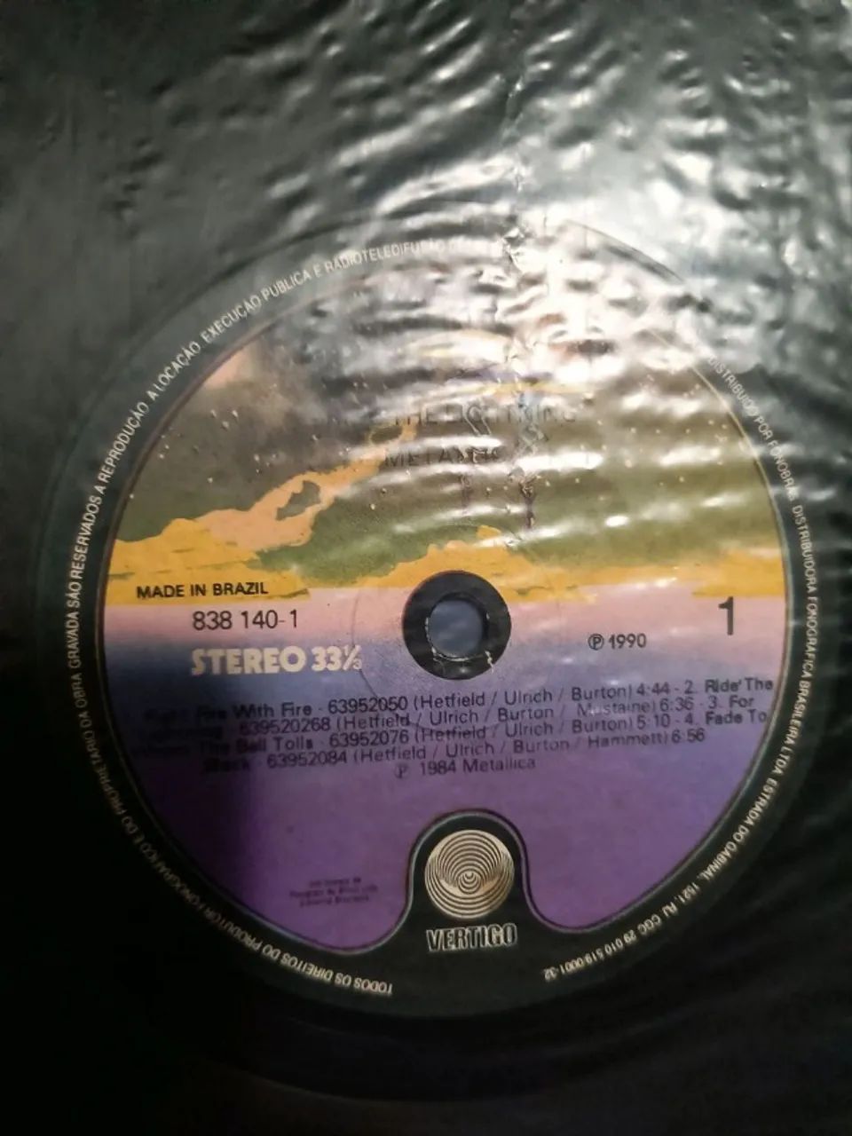 lp metallica ride the lightning 1990 - Foto 4