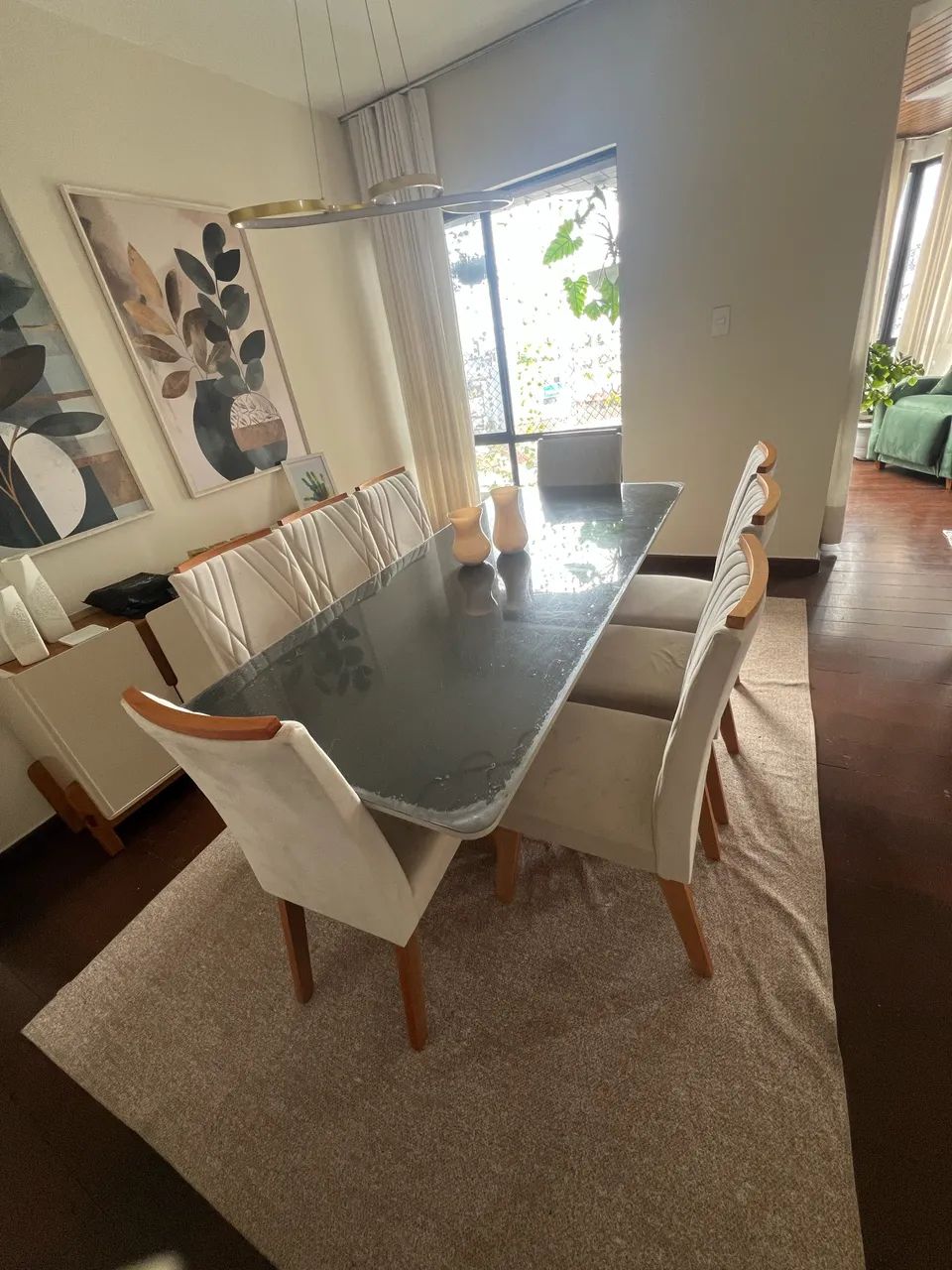 Mesa com 8 cadeiras  - Foto 2