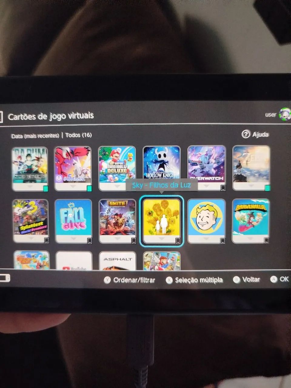 NINTENDO SWITCH 1 | (COM JOGOS) | SET COMPLETO - Foto 4