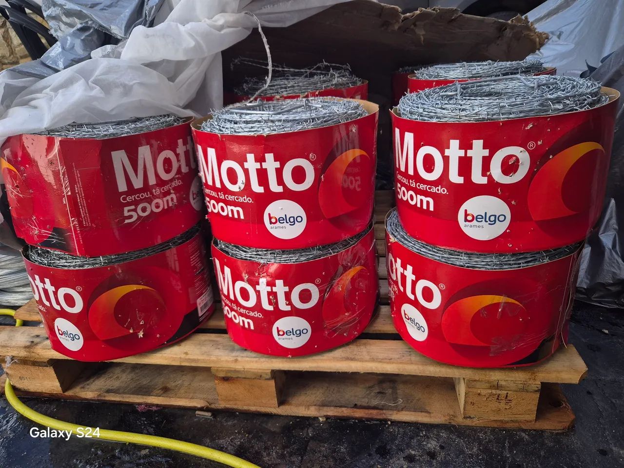 ARRAME FARPADO MOTTO 500M .NOVO. TENHO 20  ROLOS.