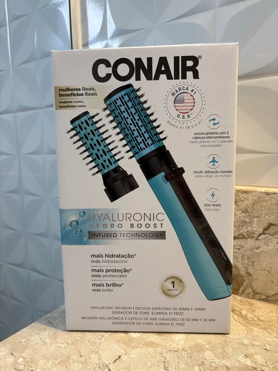 Escova Secadora Rotativa Blue Polishop - Nova - Excelente Estado