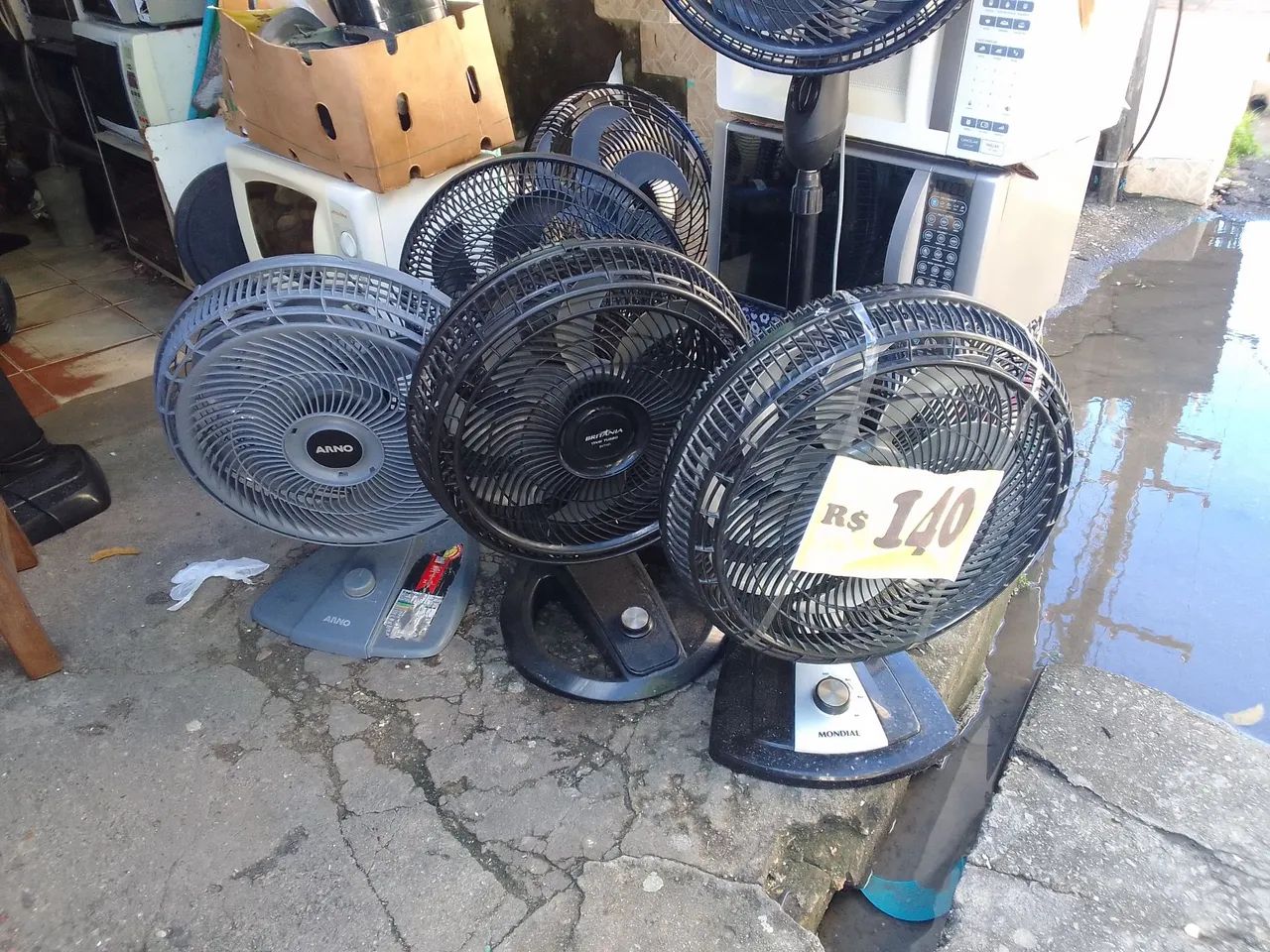 tenho ventiladores partir de 120