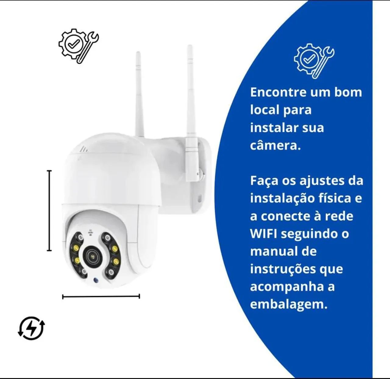 Kit 3 Smart Câmeras Wi-Fi Icsee  - Foto 6