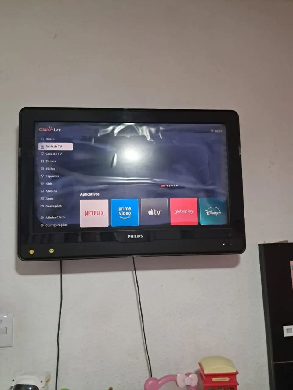 Tv Philips 32  com defeito película polarizadora - Foto 5