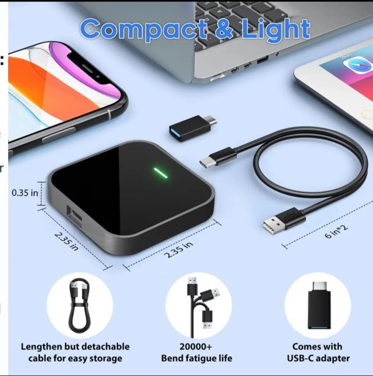 Adaptador carplay Android auto - Foto 3