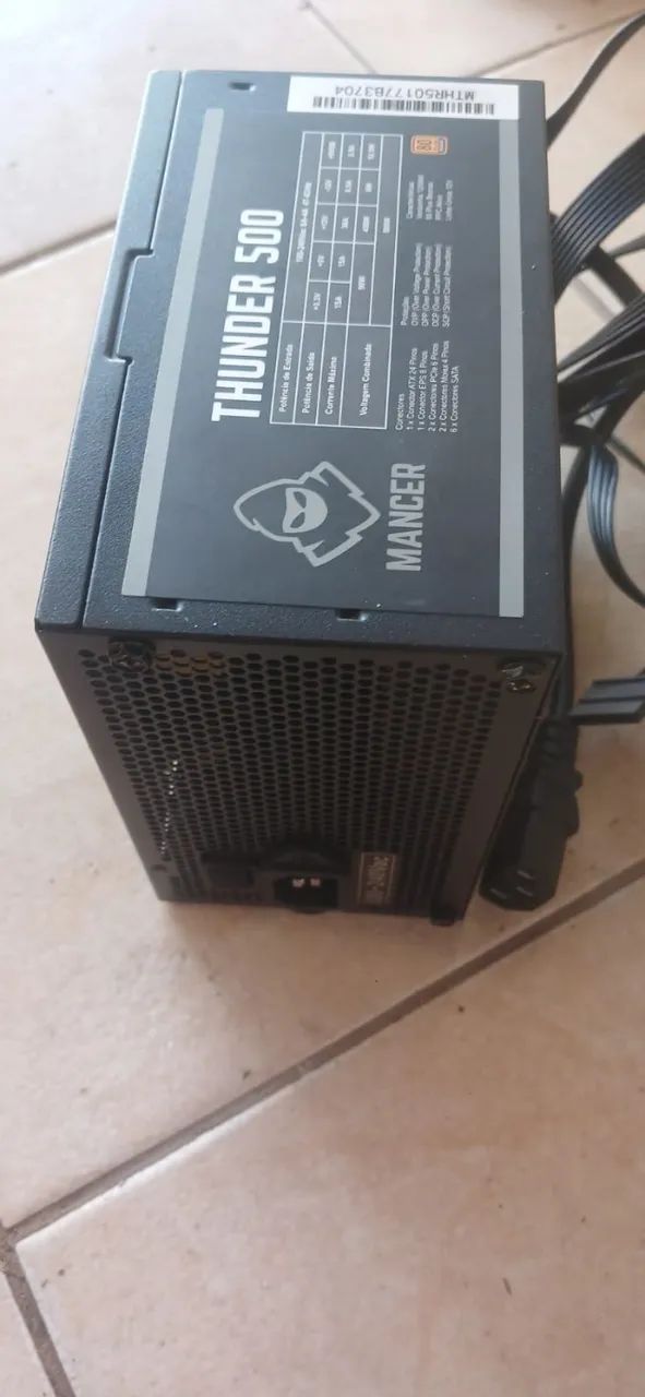 ? FONTE ATX MANCER THUNDER 500W - SEMINOVA - Foto 2