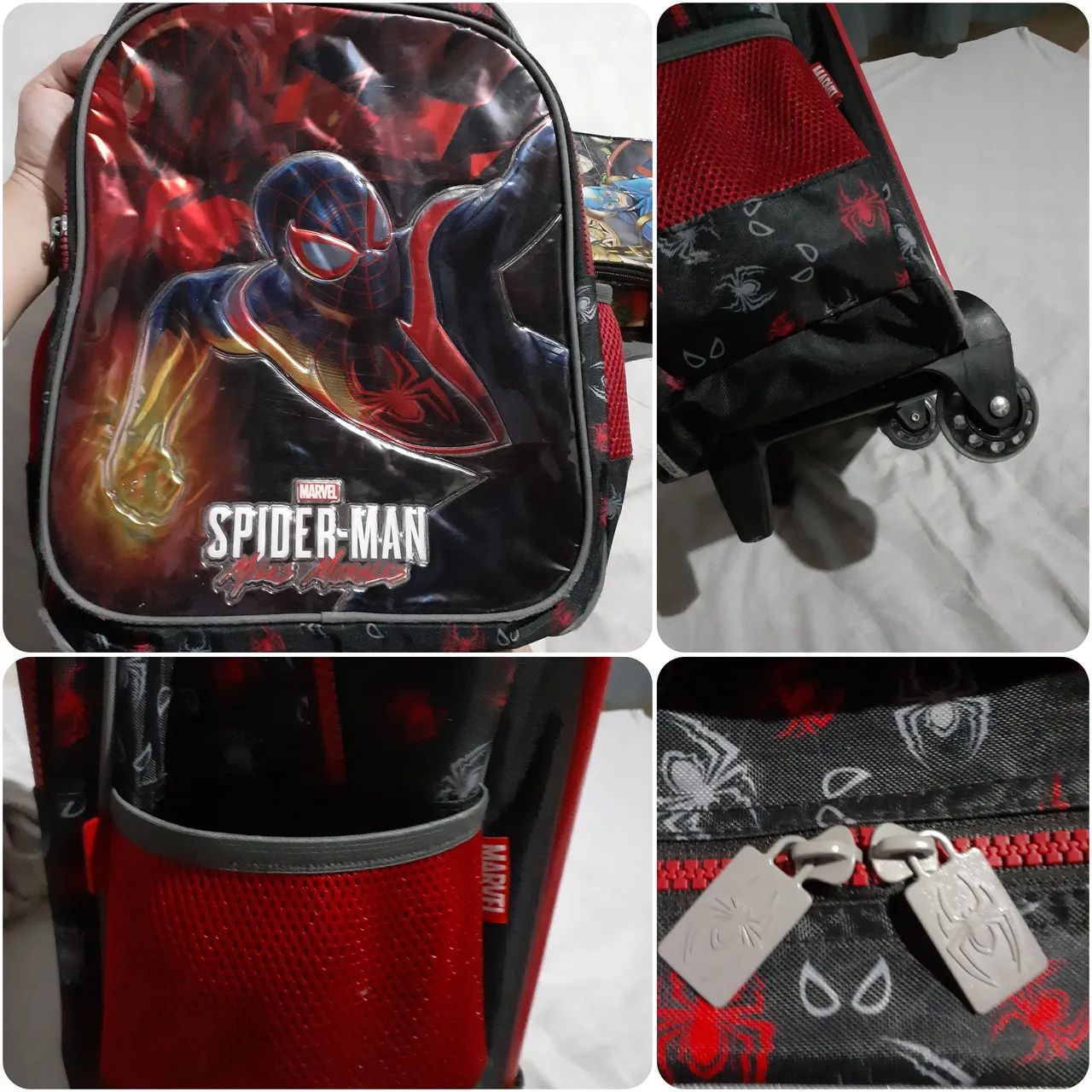mochila homem aranha