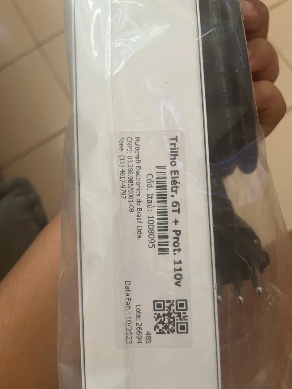 Trilho elétrico/filtro de linha  - Foto 3