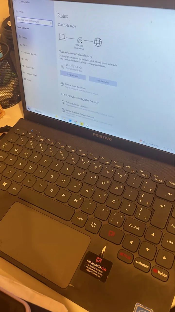 Notebook positivo ótimo 