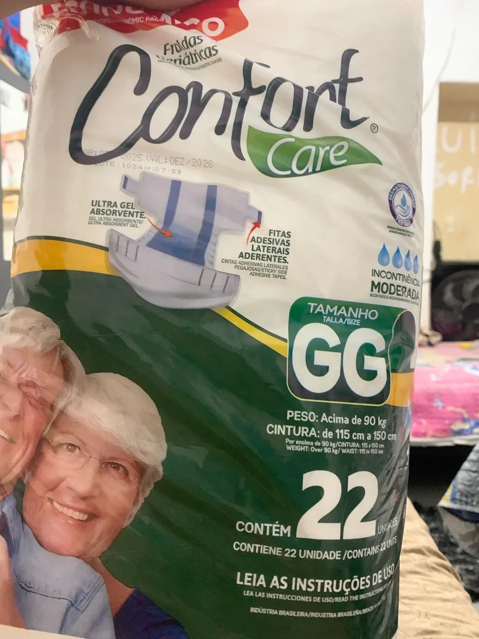 Fraldas descartável GG 