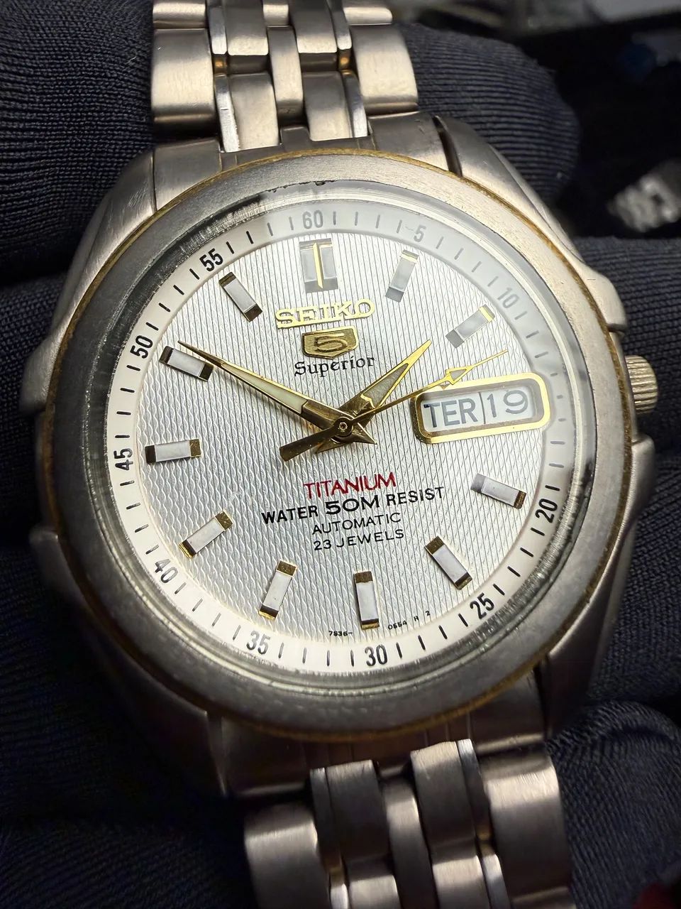 Seiko 5 Superior Titanium 7S36-0140 (revisado) - Foto 2