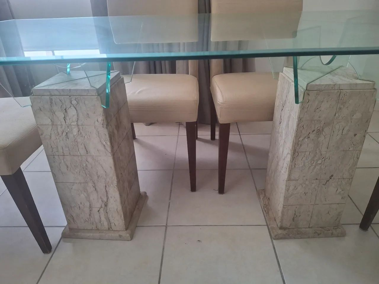 Mesa Vidro e 6 Cadeiras - Foto 4