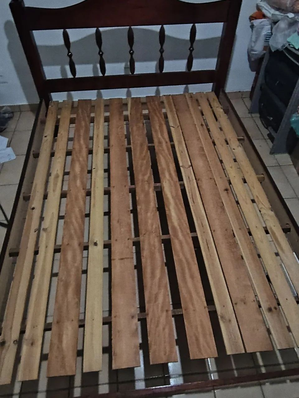 Cama de casal de madeira  - Foto 2