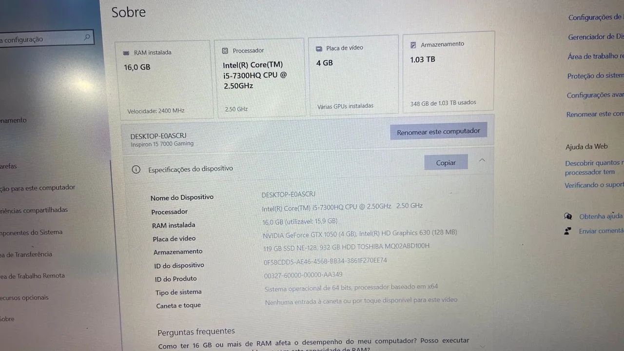 Notebook Dell Gamer  - Foto 4