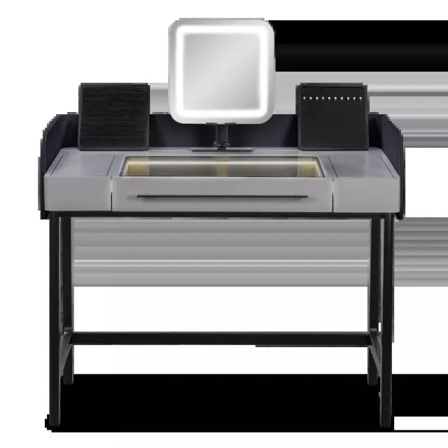 Penteadeira Flexform Luce Dark/DK com Espelho LED - Seminova - Foto 3