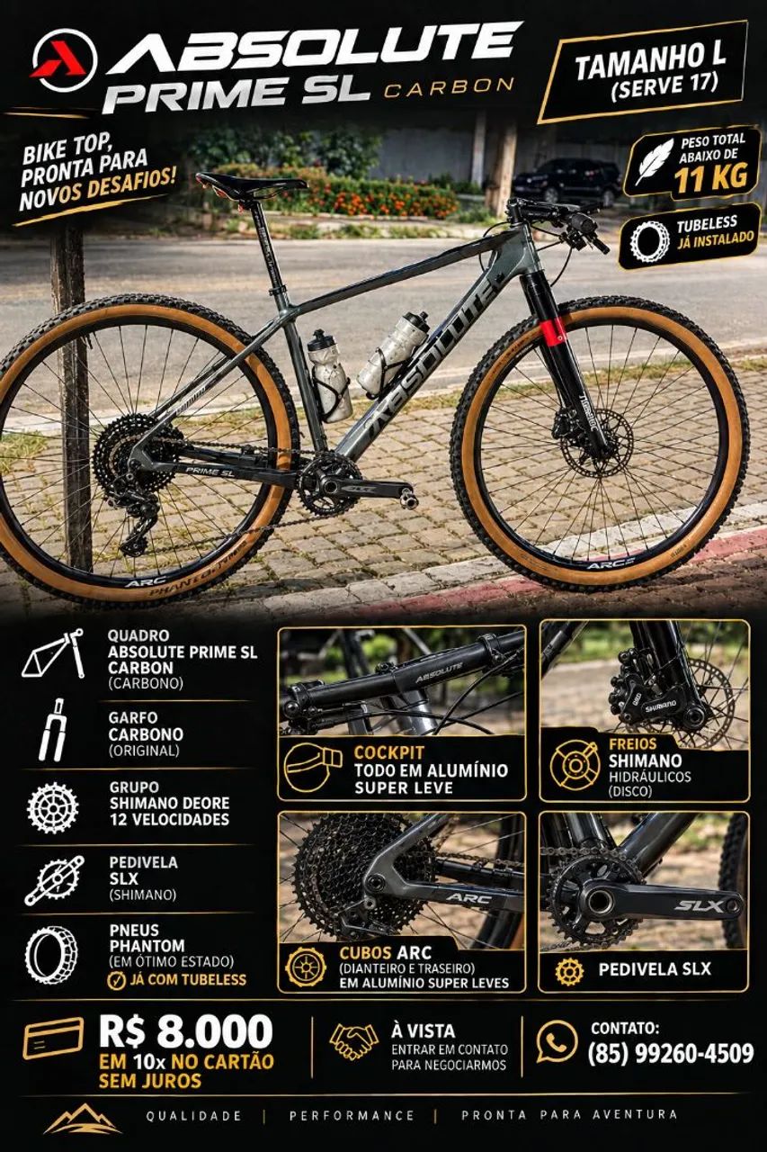 Bike absolute prime SL carbon