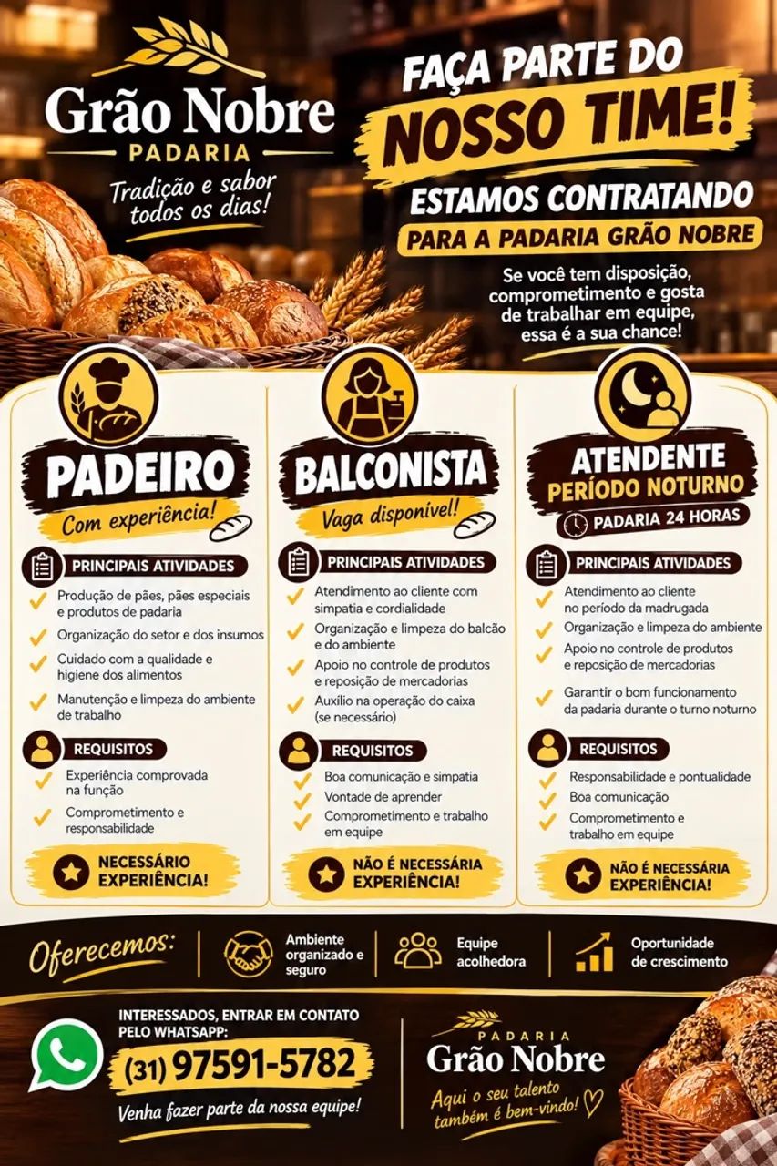 Vaga de emprego 